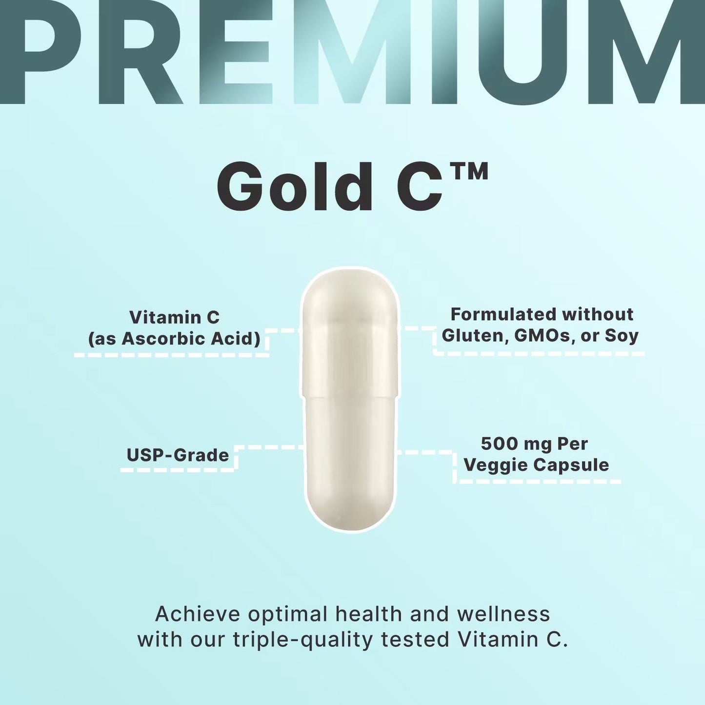 California Gold Nutrition, Gold C™, USP Grade Vitamin C, 1,000 mg, 60 Veggie Capsules