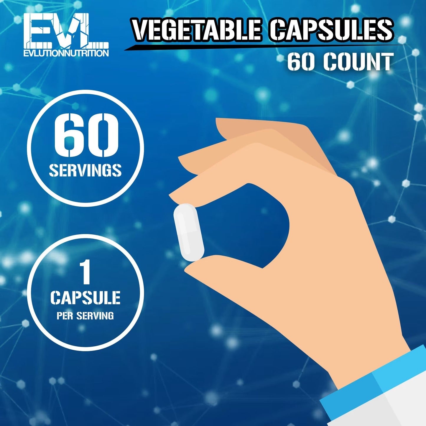 EVLution Nutrition, L-Theanine, 200 mg, 60 Veggie Capsules