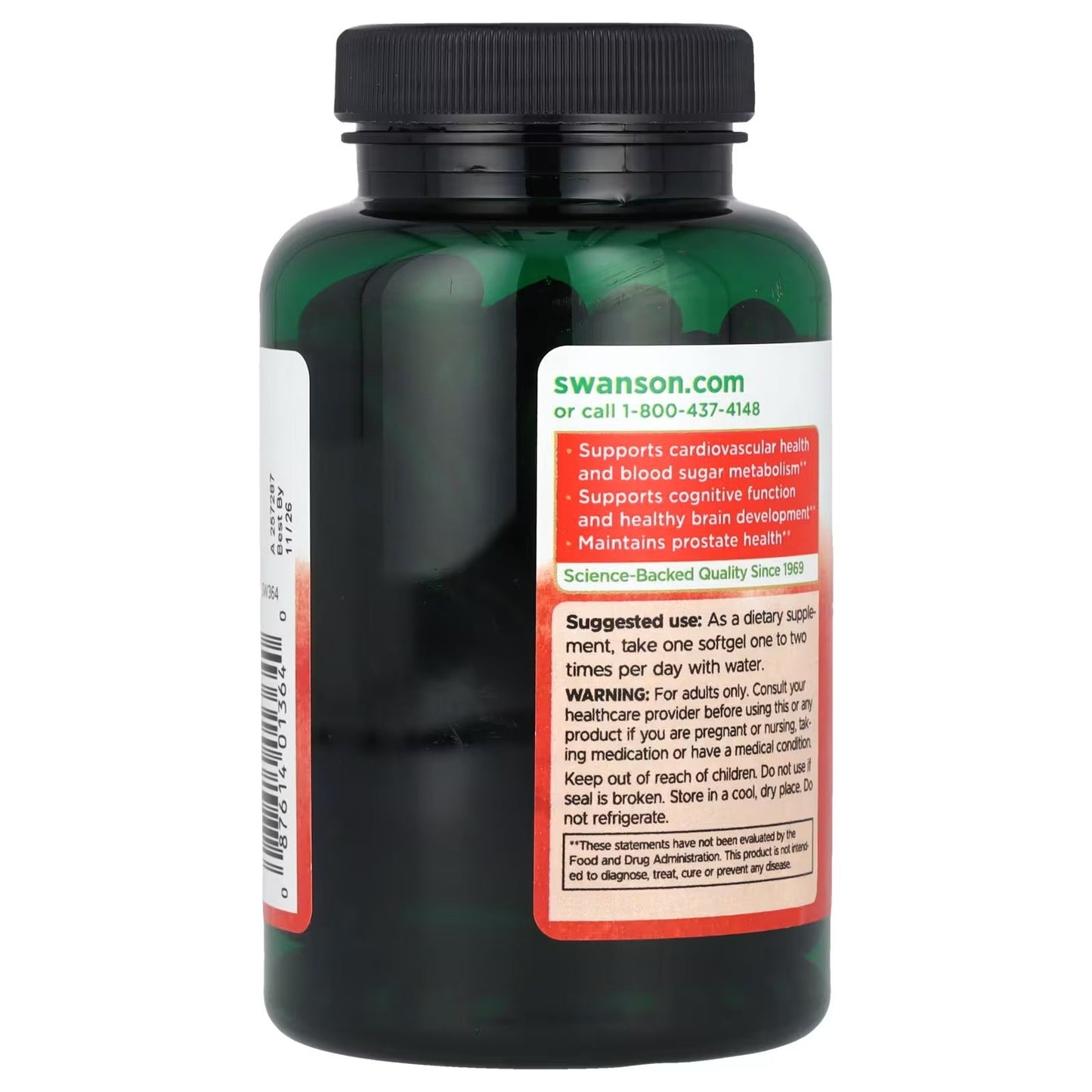 Swanson, Pumpkin Seed Oil, 1,000 mg, 100 Softgels
