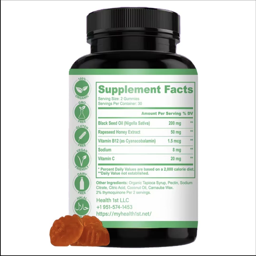 Black Seed Oil Gummies